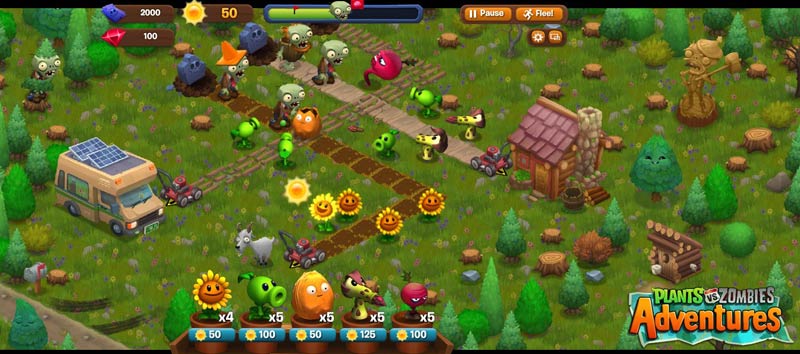 Выход Plants vs. Zombie 2 Adventures